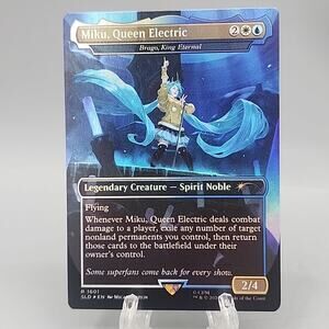 MTG Miku, Queen Electric Brago King Eternal FOIL Secret Lair 1601 NM